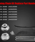Hyundai Elantra 1.8L Timing Chain Kit With VVT Sprocket Tensioner And Cam Phaser For 2011-2014 Elantra And 2012-2013 Kia Soul