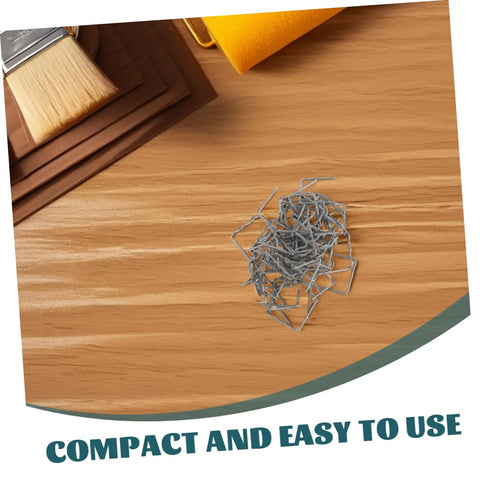 Hot Staple Repair Rods 100pcs For Automotive Bumper Repair Pre Cut Wave Staples on wooden table