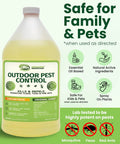 All In One Yard Bug Control Liquid Concentrate slays skeeters fleas and fire ants, prevents ticks, 1 gallon bottle image