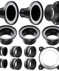 Amazon magnetic dust-collection fittings set for 4-in and 2.5-in hoses with adapters, clamps, gaskets, and mounting flange