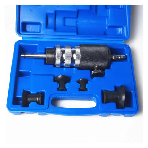 Top Notch 5PC Air Operated Valve Lapping Tool For Engine Cylinder Heads Spin Grinder Machine That Handles 20 30 35 45MM Gigs With Easy Grip Handle And Keeps You From Paying A Fat Fee For Repairs When You Can Fix It Yourself Right Away. blue case with 5 valve lapping heads