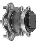 Side view of FWD Rear Wheel Bearing Hubs Assembly Pair For Nissan Rogue 2014 2015 2016 2017 2018 2019 And Rogue Sport 2017 2018 2019 Replacement Kit