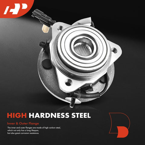Front Wheel Bearing And Hub Assembly With ABS For Ford Ranger 2009-2011 And Mazda B4000 2003-2010 Four Wheel Drive Only 5 Lug Design