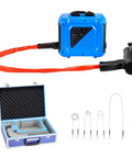 High Output 1800W Magnetic Induction Bolt Heater Kit With Four Swappable Coils displayed with case and coils for rusted nut extraction.