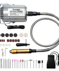 Beast 1200W Flex Shaft Rotary Tool With 30000 RPM Variable Speed, 46 Piece Accessory Kit And Foot Pedal in full view