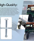 Heavy Duty Truck Bed To Frame Bolt And Nut Kit For Ford F150 F250 F350 1987 To 1996 showing high-quality steel bolts and installation
