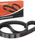 34.44 Inch Engine Serpentine Drive Belt For Freightliner Honda Kenworth Subaru Volvo And White GMC Cars, EPDM, 5 rib