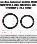 Ford Heavy Duty Coolant System O-Ring Kit Replacement With BC3Z-8590-F And DR3Z-8566-A O-Rings For Select F-Series Trucks ruler