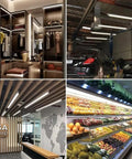 Dual Ended T8 LED Tube Light 3 Foot No Fuss Ballast Bypass 6000K 2520 Lumens 18W Replacement illuminating various spaces