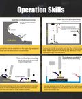 Operation skills diagrams for Electric Tapping Machine M3 To M16 With 360 Degree Arm Auto Oil Adding.
