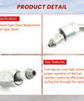 High Performance 6 Piece Fuel Injection Lines For Dodge Cummins Diesel Replace 4935976 4935982 4935981, steel diesel line fitting detail