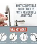 Spray Hose Extension For Sink With Quick Connect Sprayer Attachment Faucet Extender And Hair Washing Hose compatibility chart.