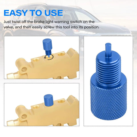 Real Deal Brake Proportioning Valve Bleeder Tool Fits Gm Combo Valves And Ac Delco Parts for easy installation on brake circuits.