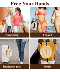 Hat Clip Travel Accessory 2 Pack For Luggage Bags Backpacks Hands Free Secure Hat Holder Keeps Hats Shaped On Vacation