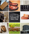 Top Shelf Black Leather Repair Tape That Seriously Saves Your Gear Easy Peel Stick Self Adhesive Vinyl Patch For Couches Sofas And Car Seats Zero Heat Or Messy Tools Required Guaranteed To Stick Like Crazy displayed on various leather and vinyl items.
