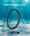 Heavy-Duty 7 3/4 Inch Pool Light Gasket Replacement For SP0580 Series Underwater Lights, Fits SP0580, SP0580S, SP0583SL, SP0584SL And SPX0580Z2, Easy Install Waterproof Seal For AstroLite Pool Lights.