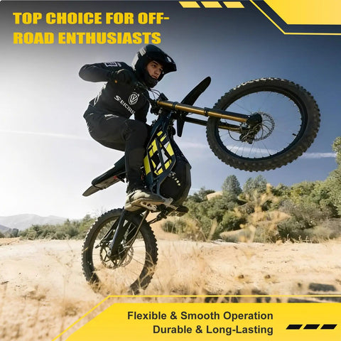 Full Twist Throttle Handle Kit For Sur-Ron S and X Light Bee Segway X160 X260 E-Ride Pro S Upgraded Plug and Play Electric Dirt Bike Throttle With Imitation Carbon Fiber Look And Smooth Rolling Bearings