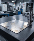 Heavy Duty Stainless Steel Square Sheet Metal Plate 200X200X2Mm on workshop table for welding and prototyping projects.