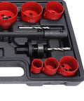 Ultimate 21 Piece HSS Hole Saw Kit For Metalworkers: Fast Cutting 25mm To 3 Inch Drill Set With Extenders And Accessories To Nail Any Project Today, HSS bi-metal hole saws in case
