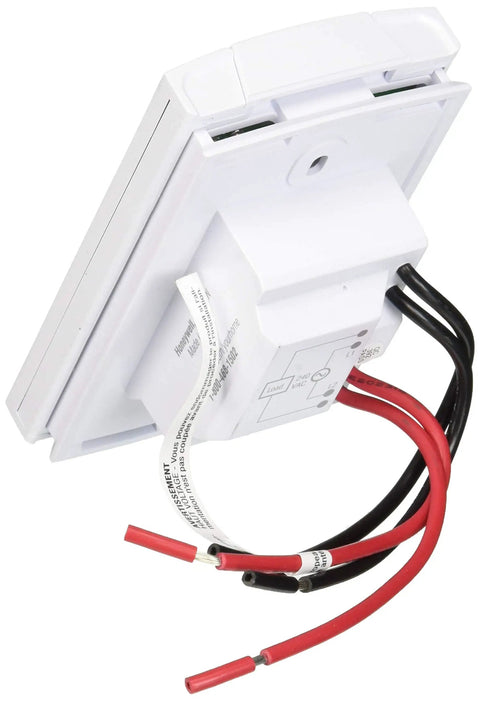 Back view of Electric Heat Digital Seven Day Programmable Thermostat with Precise Temperature Control, showing wiring