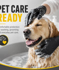 Heavy Duty Black Nitrile Gloves Rock Solid 8 Mil Thick Disposable Latex Free Powder Free Work Gloves For Mechanics And Diy Jobs Box Of 100 Medium Size, used for pet grooming.