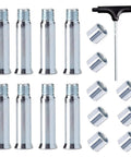 Inline Skate Axle Spacer Replacement Kit Pro Grade With 8mm Axles 8mm Wheel Spacers Screws And T Handle Allen Wrench Aluminum Alloy