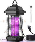 LED Bug Zapper For Indoor And Outdoor Use Powerful Electric Mosquito And Fly Zapper With Five Point Nine Foot Cord Silent Killer