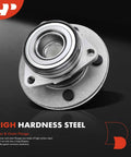 Front Wheel Bearing And Hub Assembly With ABS For Dodge Ram 1500 2000 2001 4WD And 2-Wheel ABS Only 5-Lug Heavy-Duty Roller Bearing