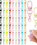 Top Notch Double Head Lobster Claw Clasps Featuring Smooth Swivel Snap Hooks And Sweet Multi Color Collections, 50mm assorted colors.