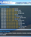Compatibility chart for Electric Fuel Pump Module With Pressure Sensor Replacement for Chevy Silverado and GMC Sierra trucks