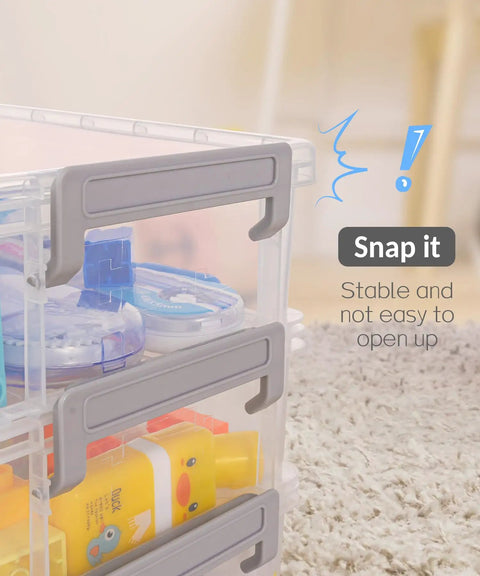Set Of Six Jumbo Clear Plastic Pencil Cases With Anti Skid Base Hella Roomy Stackable Storage Bins Straight Up Solid For Classroom Gear And Desktop Organization Keeps Art Supplies Neat