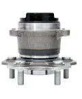 Front view of Rear Wheel Bearing Hub Assembly Set Of 2 For 2014 To 2019 Nissan Rogue FWD And 2017 To 2019 Rogue Sport FWD