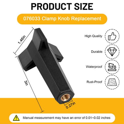 Slick Pool Filter Pump Clamping Band Knob Fits Pentair SMBW 2000 4000 Series Replace 076033, black, 3in, durable design.