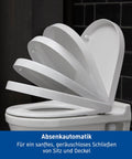 Starck 3 toilet seat white high gloss with soft close lid and stainless steel hinges tool free removal for quick cleaning
