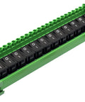 Din Rail Mount 12 Channel Rocker Switch DC Power Distribution Strip Module A Workhorse Power Board For Industrial Control Panels