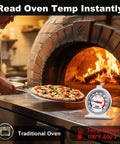 Pro Grade Must Have Oven Thermometer For Gas And Electric Ovens With 100F To 600F Range next to traditional pizza oven