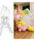 Top Shred LemonRoad Balloon Arch Clips 1 Pack Clear Plastic Spring Clamps for balloon garland backdrop decor, 3.5 x 1 in