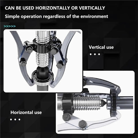 Heavy Duty Hydraulic Gear Puller With 2 Jaw Or 3 Jaw Bearing Hub Separator 50 Ton Capacity For Auto Shop And Machinery Repairs