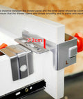 Large Adjustable Stainless Steel Drawer Panel Fixing Clamps Heavy Duty Installation Fixture With Knockout Grip for secure drawer alignment.