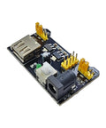 Close-up of Two Pack Breadboard Power Supply Modules With 3.3V Or 5V Selectable Output For Solderless Breadboards Ideal For Arduino ESP32