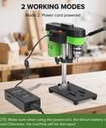 Compact Mini Bench Drill Press For Home Use High Precision And Low Noise Operation perfect for DIY projects, power cord connected.