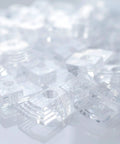 40 Piece Clear Mirror Clips Kit With Screws And Drywall Anchors For One Eighth Inch Glass Retainer Hardware Beast Mode Hold close-up of clear glass retainers.