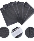 25 Pack Black Bubble Mailers Padded Envelopes Beefed Up Thickened Poly Bubble Packaging Bags Self Seal Adhesive
