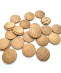 Hardwood Wood Plugs 25mm 1 Inch Pack Of 50 For Filling Screw Holes In Furniture And Woodworking Caps Top 30mm Natural Wood Finish