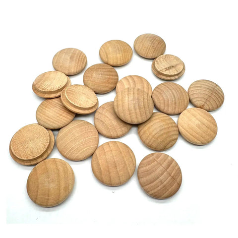 Hardwood Wood Plugs 25mm 1 Inch Pack Of 50 For Filling Screw Holes In Furniture And Woodworking Caps Top 30mm Natural Wood Finish