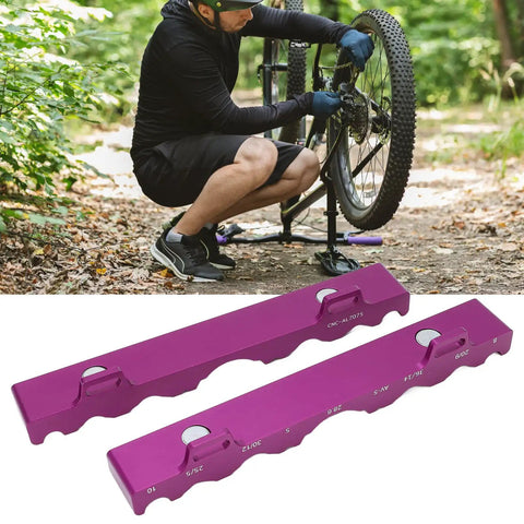 Pro Grade Bike Repair Vise With Soft Jaw Clamp Aluminum Alloy Front Fork And Rear Shock Bracket Tool, purple vise tool