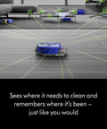 360 Vis Nav Robot Vacuum With Ridiculously Powerful Suction Twice The Power Of Other Bots On All Floor Surfaces