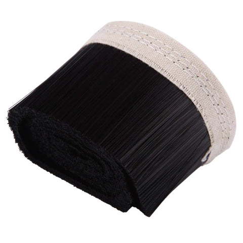 Shop Ready Heavy Duty CNC Router Spindle Dust Collector Brush Seal For Precision Engraving Machines, 70mm height roll with black bristles.