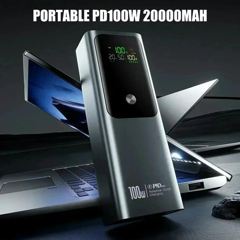 Built Tough 21700 Battery Vault With Four Slot Fast Charge Hub Featuring Rugged Abs Housing And Zero Hassle Snap Assembly Perfect For Everyday Gadgets And Travel Tech Gear on a laptop.