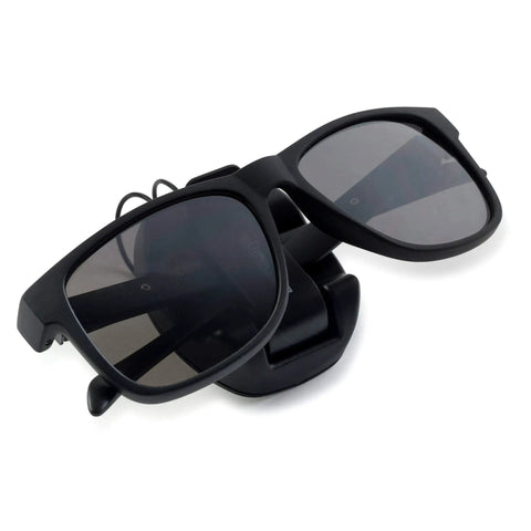 Car Sunglasses Holder Clip For Sun Visor And Air Vent Easy One Handed Access Stays Put One Pair In Place No Slips On The Go Durable Two Pack